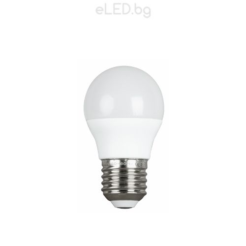 LED крушка топка 6W Е27 SMD 6400К студено бяла светлина