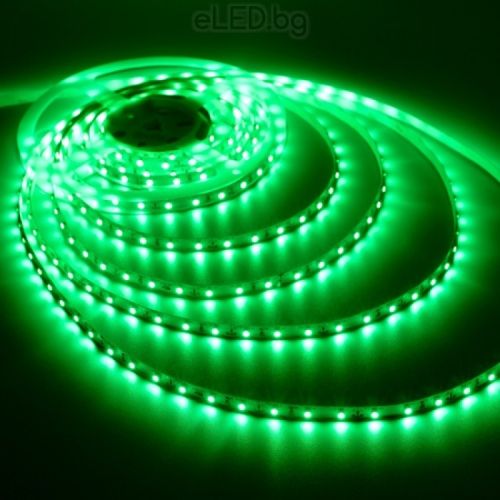 24W Зелена LED Лента SMD3014 60 LED/м IP20 5m. 