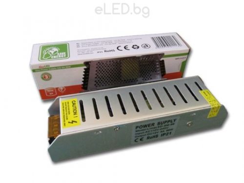 60W 5A Slim Захранване за LED ленти IP20 PVC 12V 
