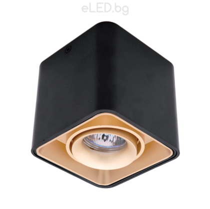 Surface Downlight DL-044 GU10 Aluminium / Black&Gold