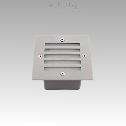 2W Spot Lighting for Ground / Wall Mounting GRF LED IP54 Cold white Light / Square