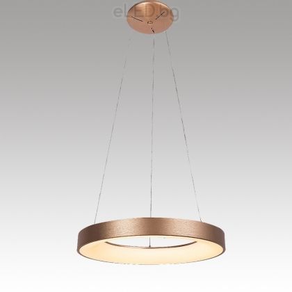 50W LED Hanging Ceiling Lamp CARMELLA 4000K White light Gold Metal / Acril