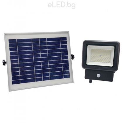50W Соларен LED прожектор сензор SOLIS SMD IP65 6000K студено бяла светлина
