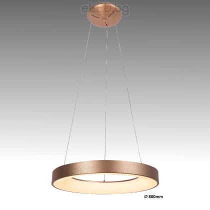 80W LED Hanging Ceiling Lamp CARMELLA 4000K White light Gold Metal / Acril