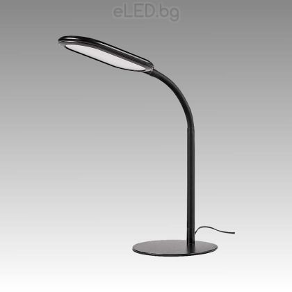 10W LED Настолна лампа ADELMO 3000-6000K, Черен метал / Бяла пластмаса