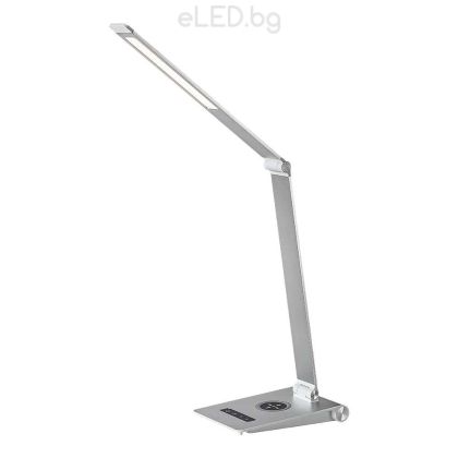 13W LED Настолна лампа NILFGARD 2800-5000K, Сребърен алуминий / Бяла пластмаса