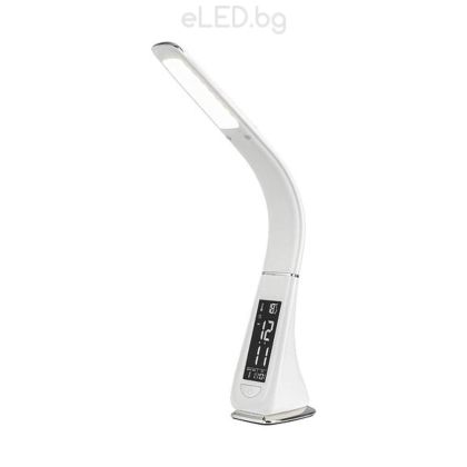 5W LED Table Lamp LIONEL 5000K, White plastic