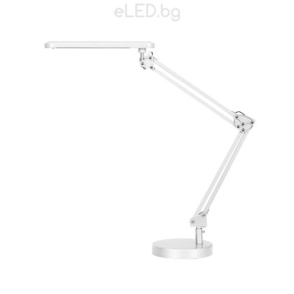 6W LED Настолна лампа COLIN 4000K, Бял метал / пластмаса