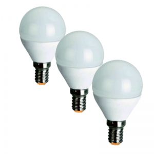 SET 3 x 6.5W LED Bulb Globe BASIS Е14 SMD G45 2700К Warm White Light