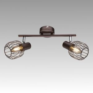 Vintage Wall Lamp AKIN 2xE14 230V Bronze / Chrome