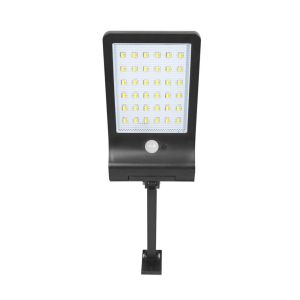 3W Solar LED Floodlight Photo + PRI Sensor IP44 6400K Li-ion battery 18650 3.7V 1800mAh